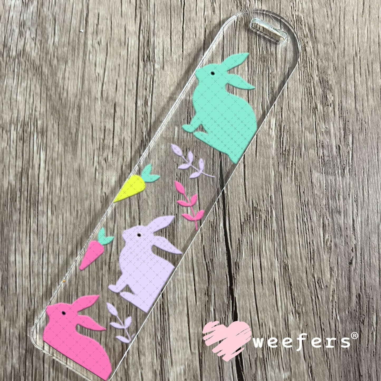 UV DTF Cup Wraps - Easter Rabbits Bookmark Weefers