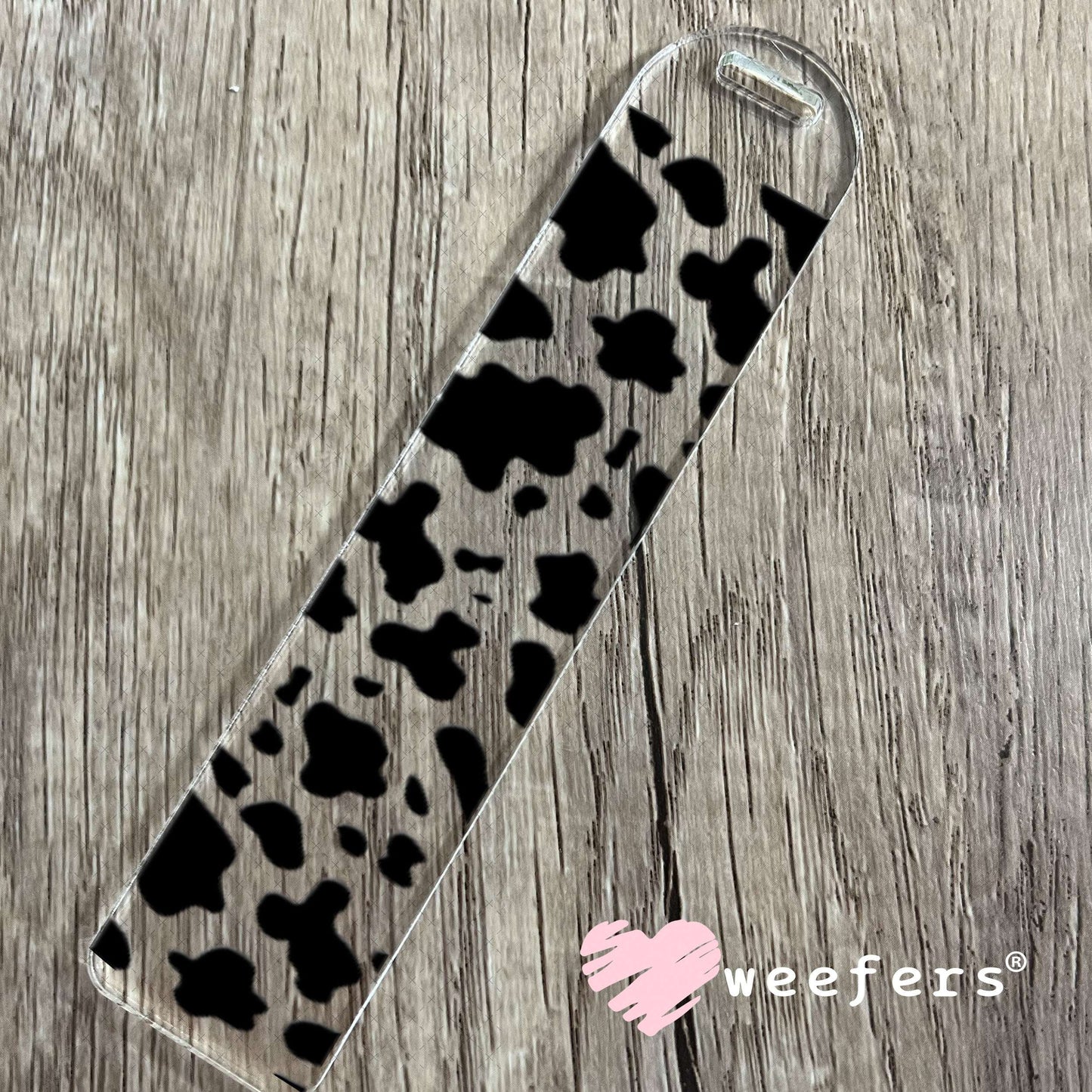 UV DTF Cup Wraps - Cow Print Bookmark Weefers