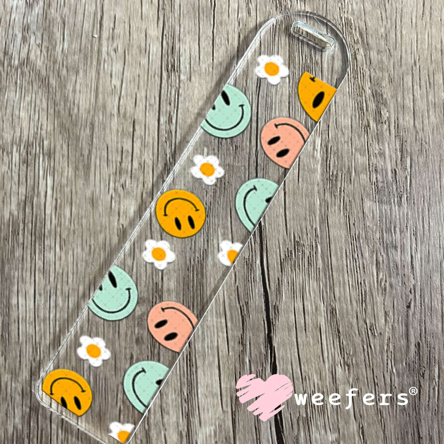 UV DTF Cup Wraps - Happy Retro Faces Bookmark Weefers