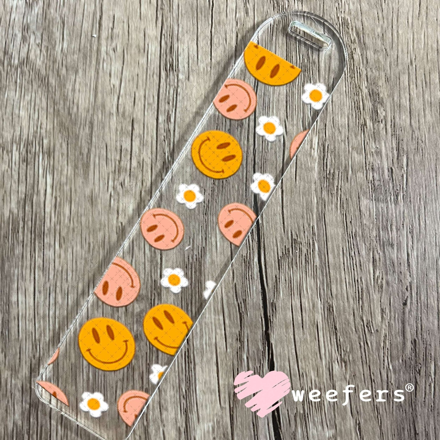 UV DTF Cup Wraps - Retro Happy Faces Bookmark Weefers