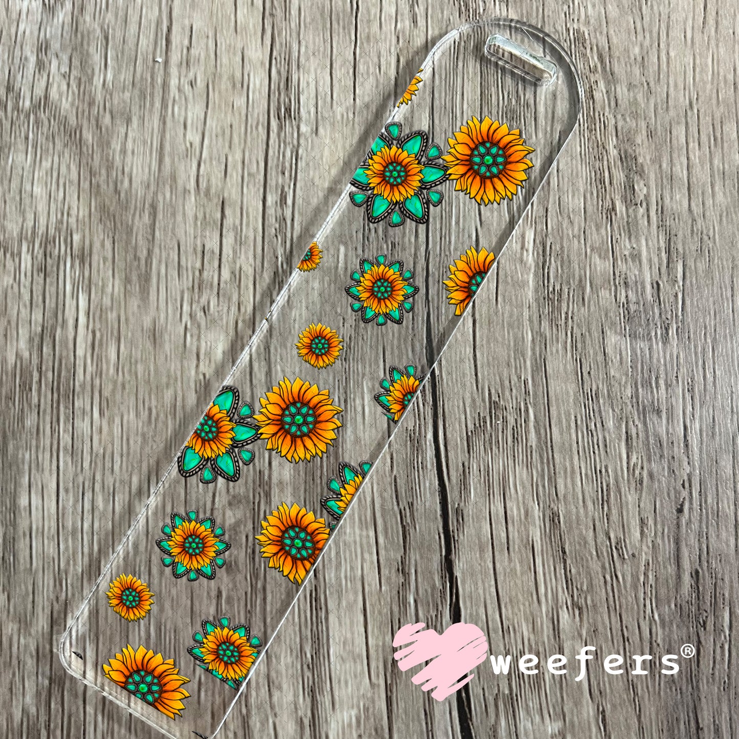 UV DTF Cup Wraps - Western Sunflowers Bookmark Weefers