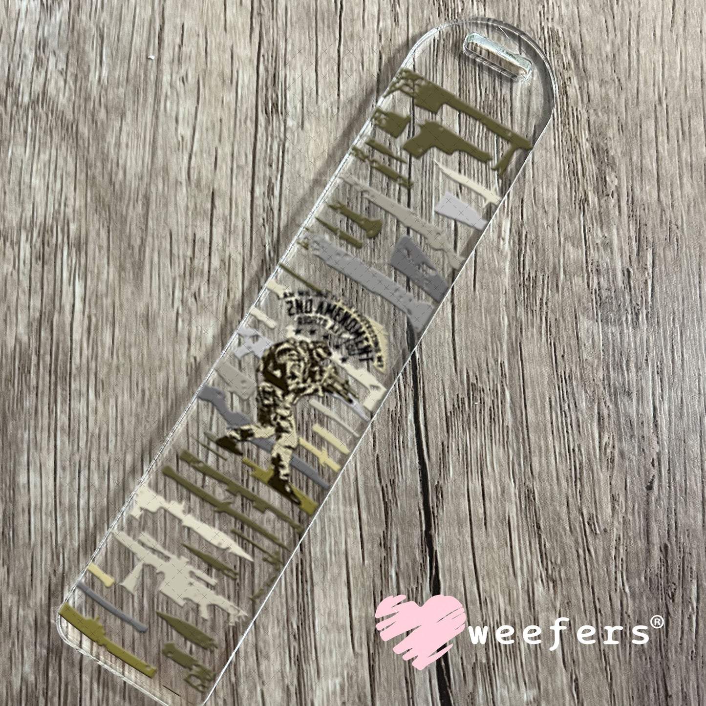 UV DTF Cup Wraps - 2nd Amendment Bookmark Weefers