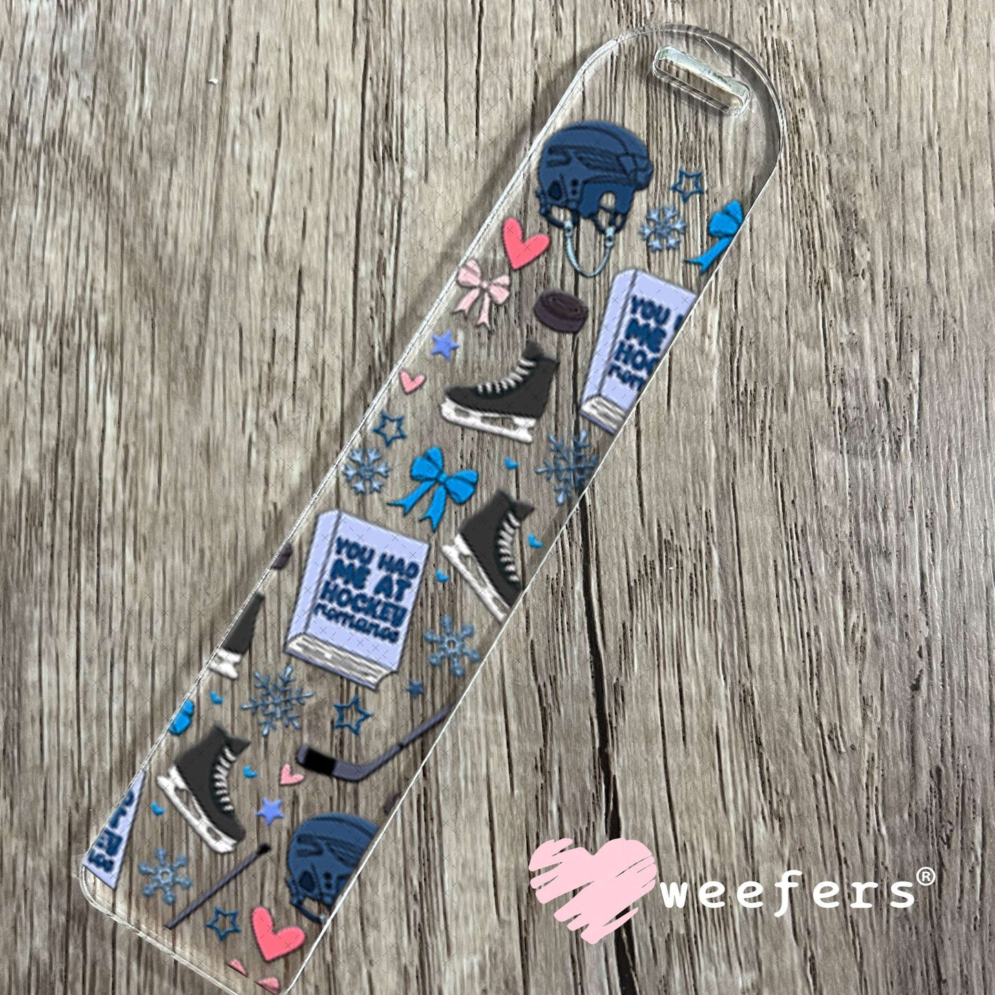 UV DTF Cup Wraps - Hockey Romance Bookmark Weefers