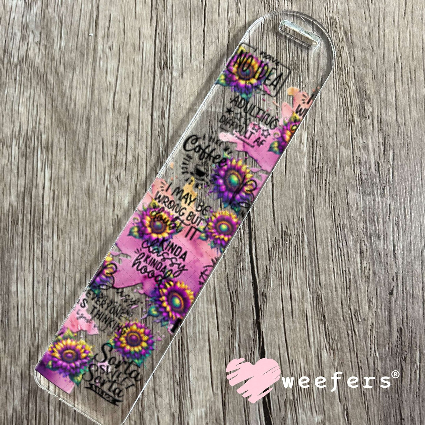 UV DTF Cup Wraps - Positive Affirmations Bookmark Weefers