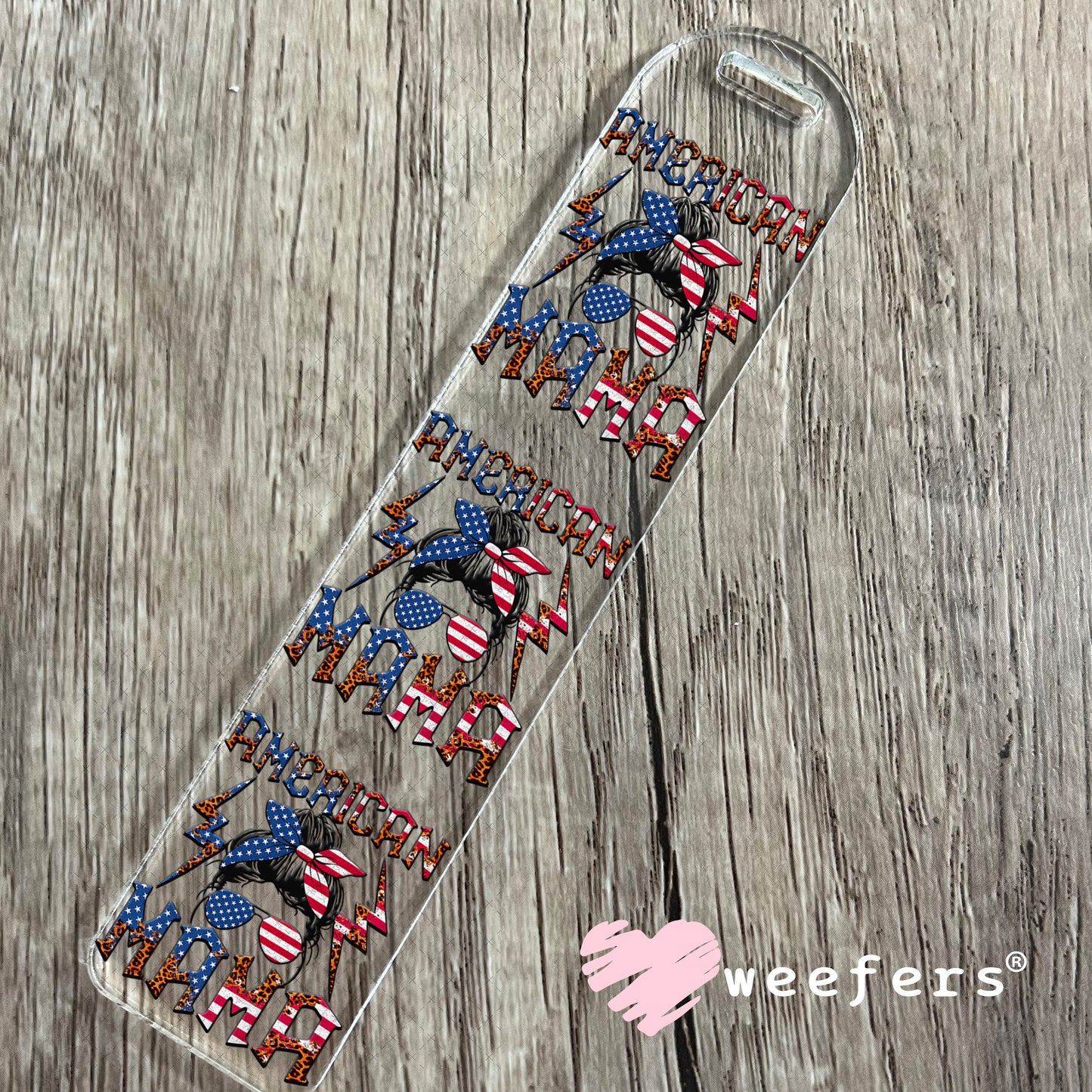 UV DTF Decal - American Mama USA Bookmark Weefers