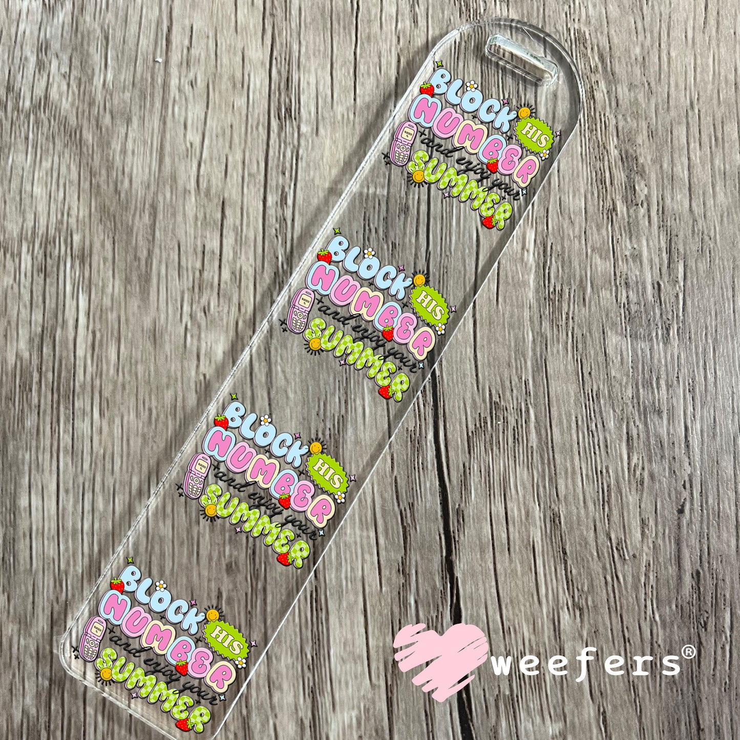 Be Strong In Your Faith UV DTF Decal Bookmark Weefers