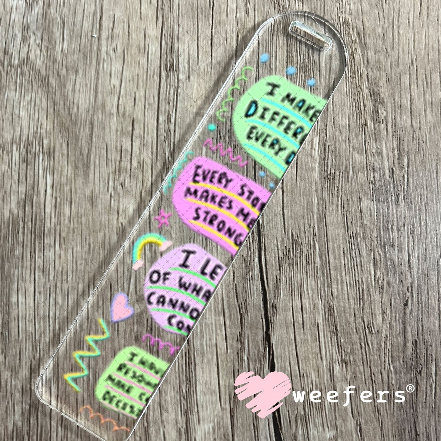 UV DTF Cup Wraps - Nurse Daily Affirmations Bookmark Weefers