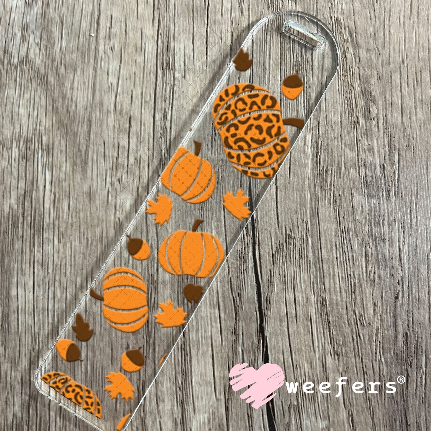 UV DTF Cup Wraps - Fall Pumpkins Bookmark Weefers