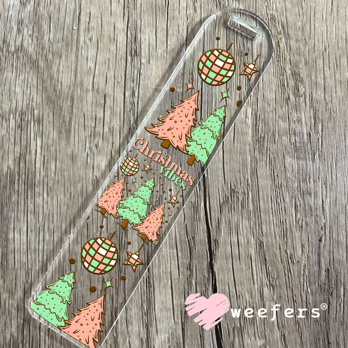 Christmas Vibes UV DTF Cup Wrap Bookmark Weefers