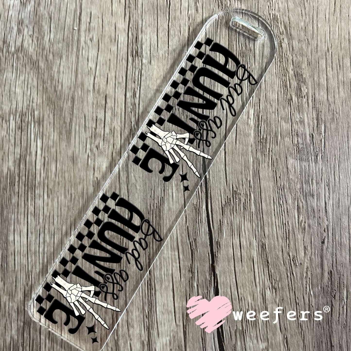 UV DTF Cup Wraps - Bad Ass Auntie Bookmark Weefers