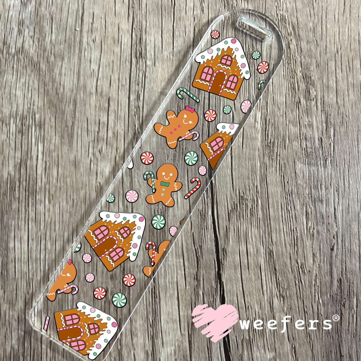 Gingerbread Houses UV DTF Cup Wrap Bookmark Weefers