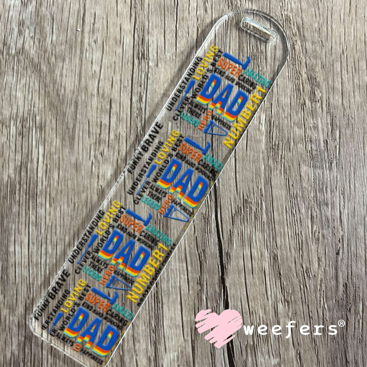 UV DTF Cup Wraps - Dad Quotes Bookmark Weefers