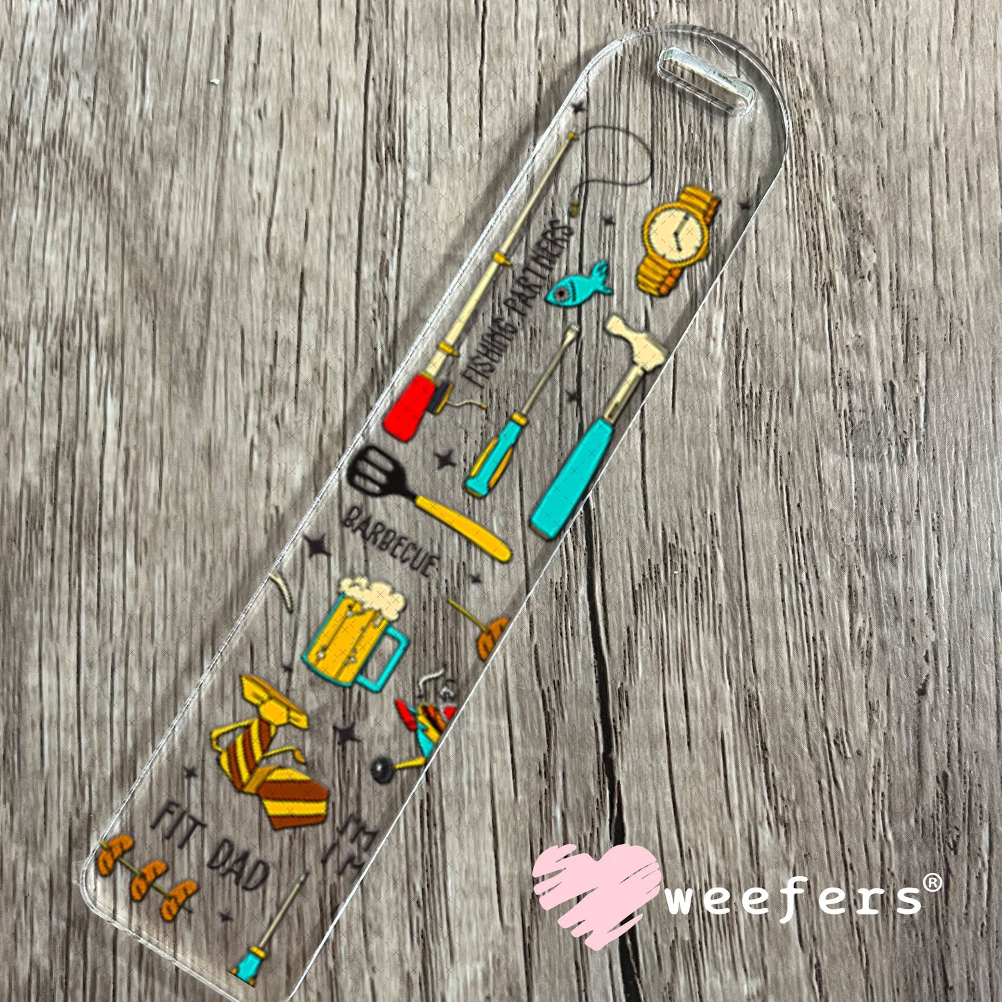UV DTF Cup Wraps - Dad Favorite Things Bookmark Weefers