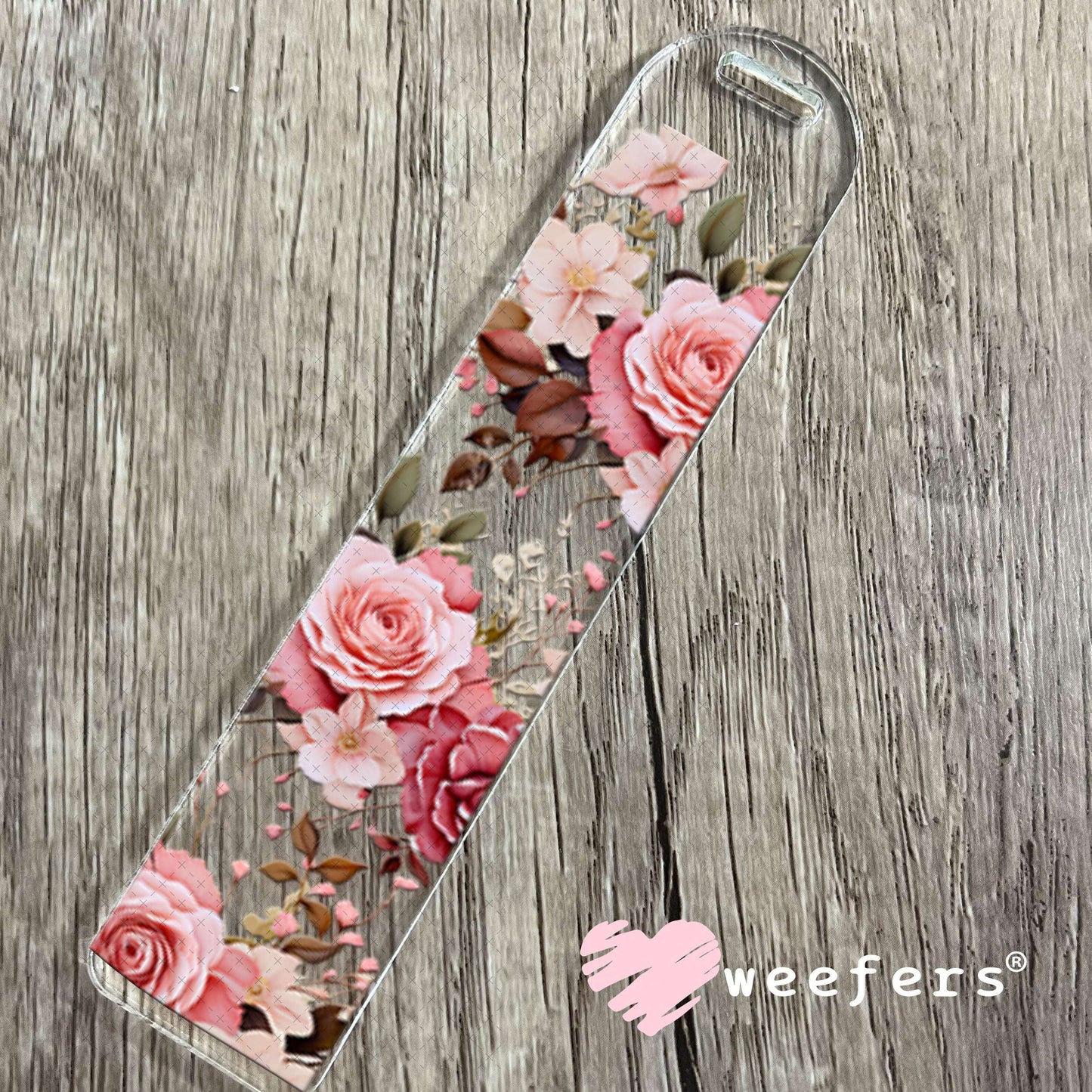UV DTF Cup Wraps - Watercolor Roses Bookmark Weefers