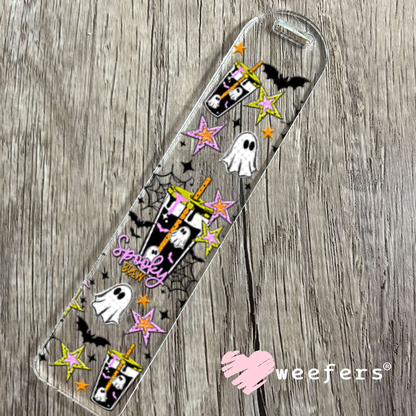 UV DTF Cup Wraps - Halloween Spooky Ghost Coffee Bookmark Weefers