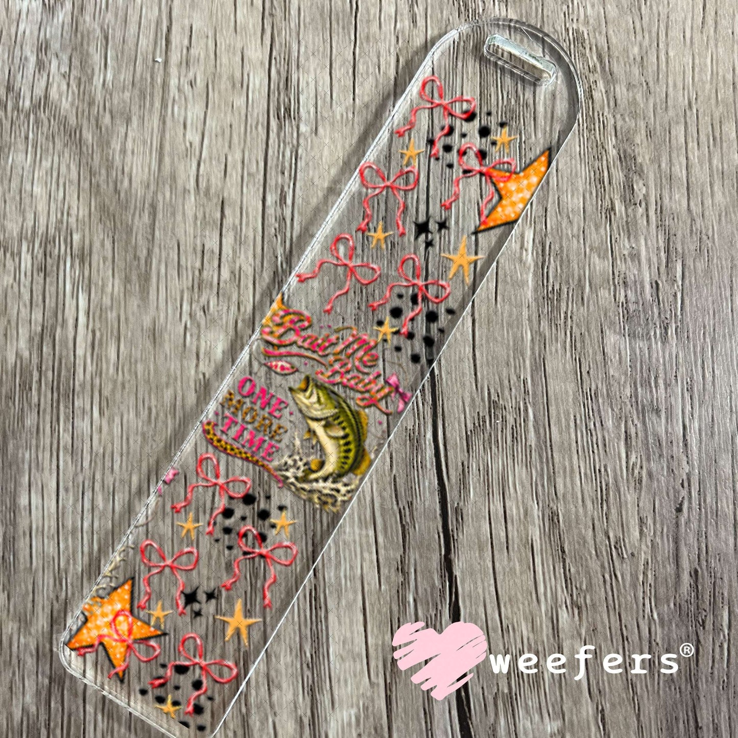 UV DTF Cup Wraps - Bait Me Baby One More Time - Weefers® Exclusive Bookmark Weefers