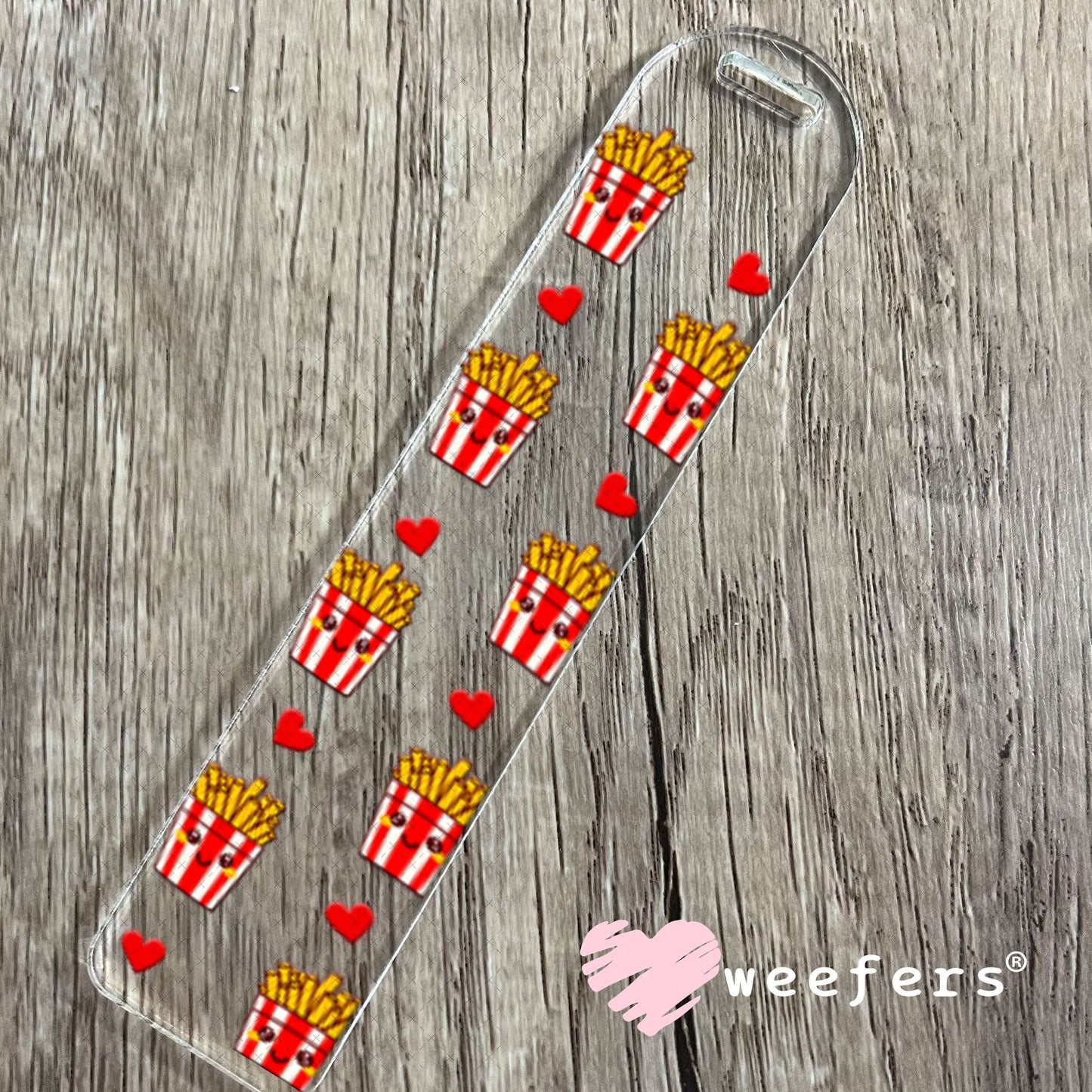 UV DTF Cup Wraps - Fries Friends Bookmark Weefers