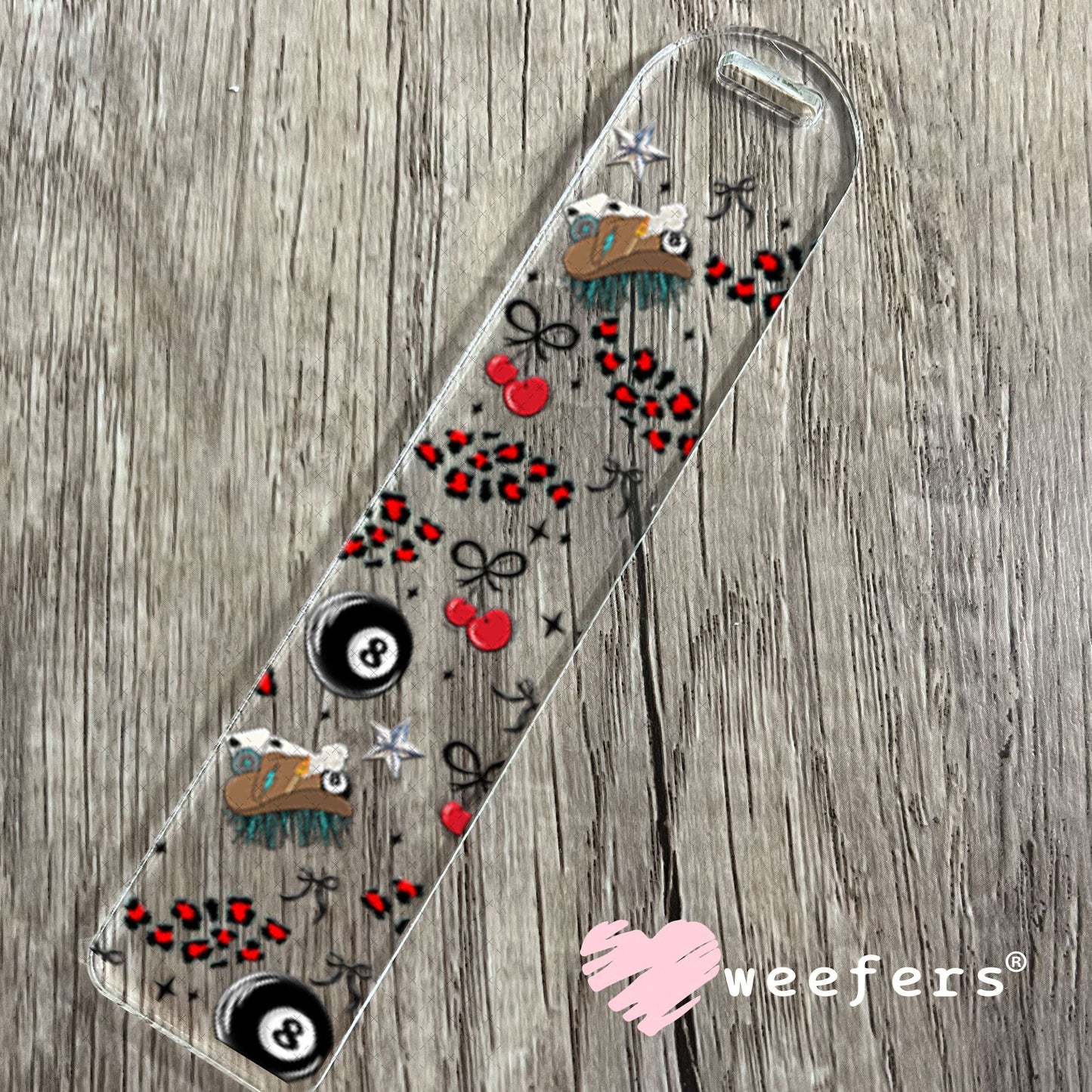 UV DTF Cup Wraps - Western Leopard Mama Elements - Weefers® Exclusive Bookmark Weefers