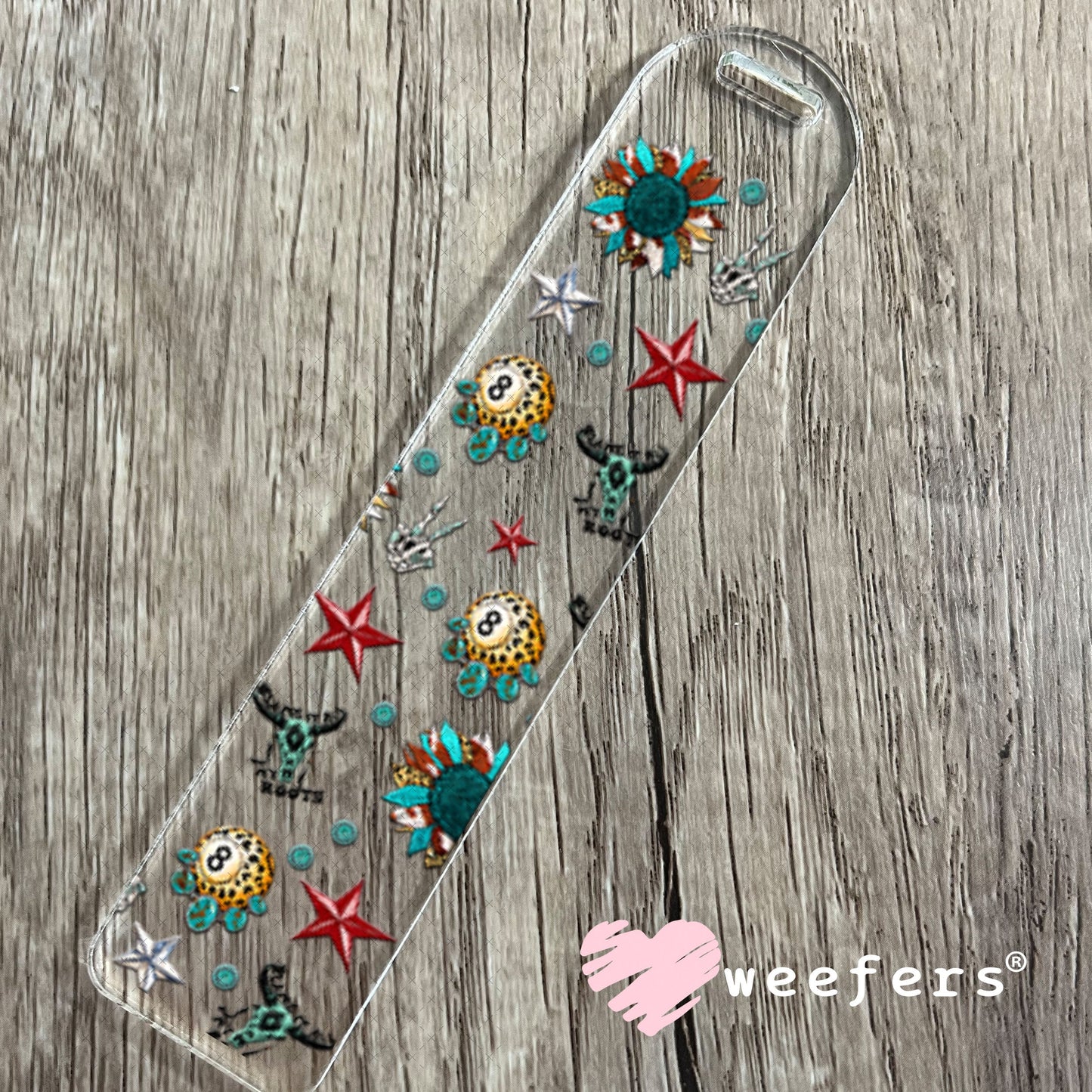 UV DTF Cup Wrap – USA Red White Blue Bows Bookmark Weefers