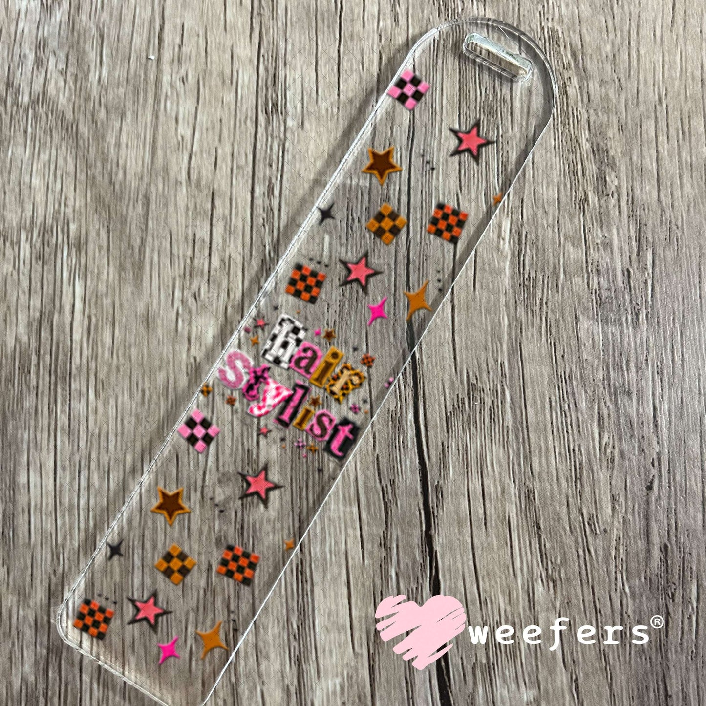 UV DTF Cup Wraps - Hair Sylist - Weefers® Exclusive Bookmark Weefers