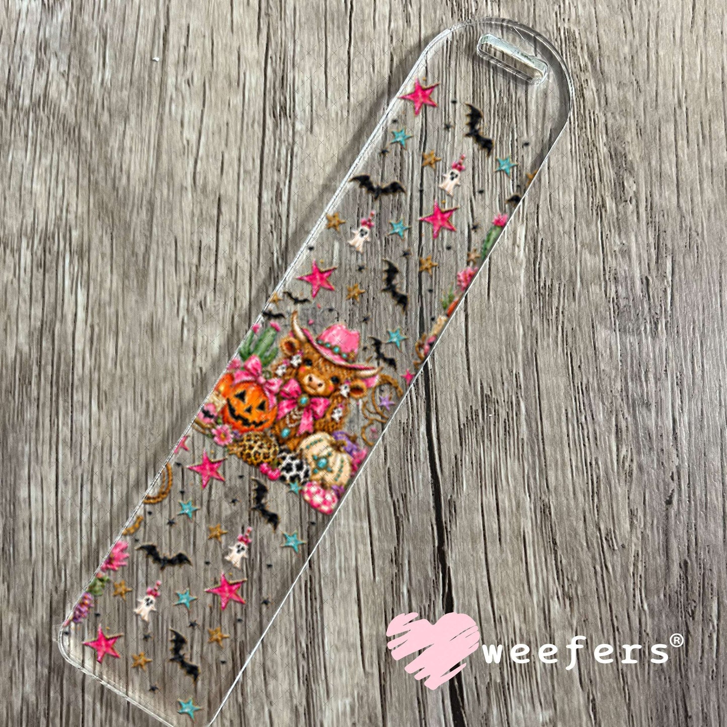 UV DTF Cup Wraps - Bougie Cow Halloween - Weefers® Exclusive Bookmark Weefers