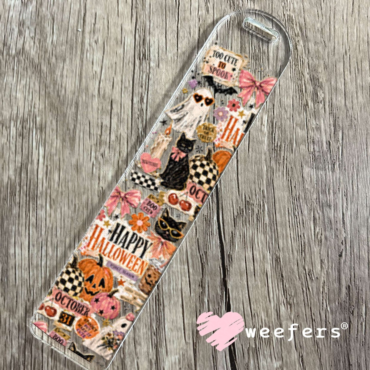 UV DTF Cup Wraps - Happy Halloween Bookmark Weefers