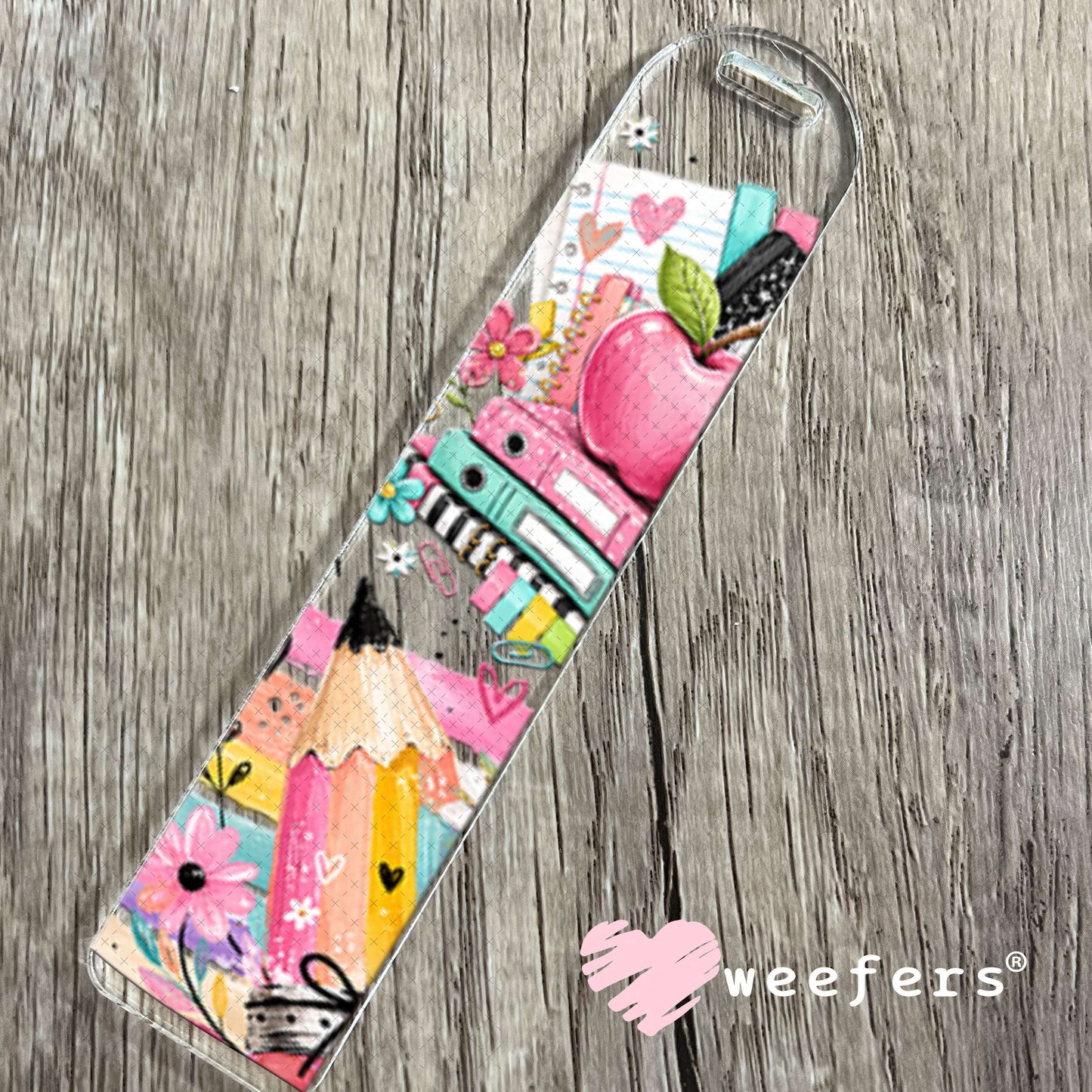 UV DTF Cup Wraps - Teacher Back to School - Weefers® Exclusive Bookmark Weefers