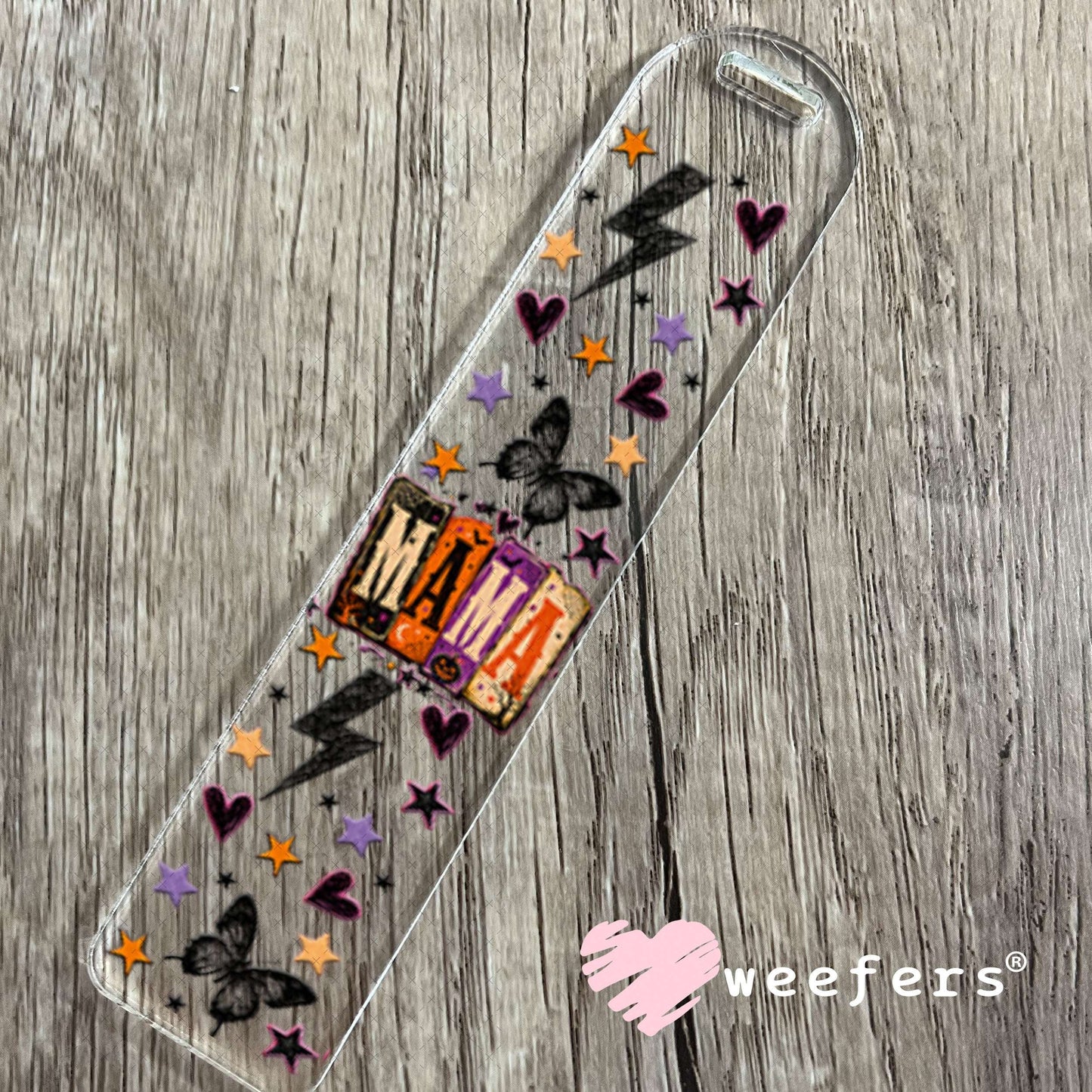 UV DTF Cup Wraps - Mama Halloween - Weefers® Exclusive Bookmark Weefers