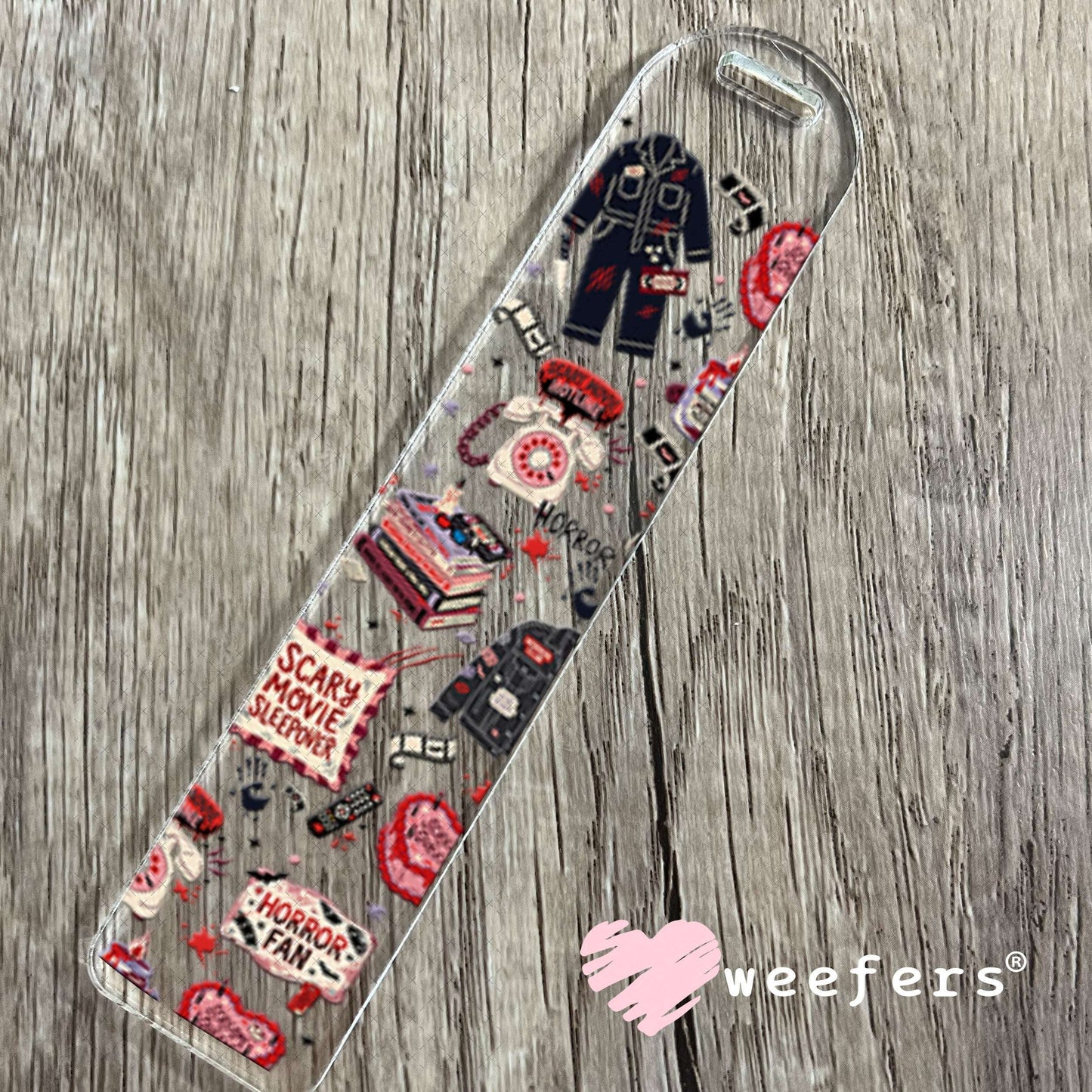 UV DTF Cup Wraps - Scary Movie Night Bookmark Weefers
