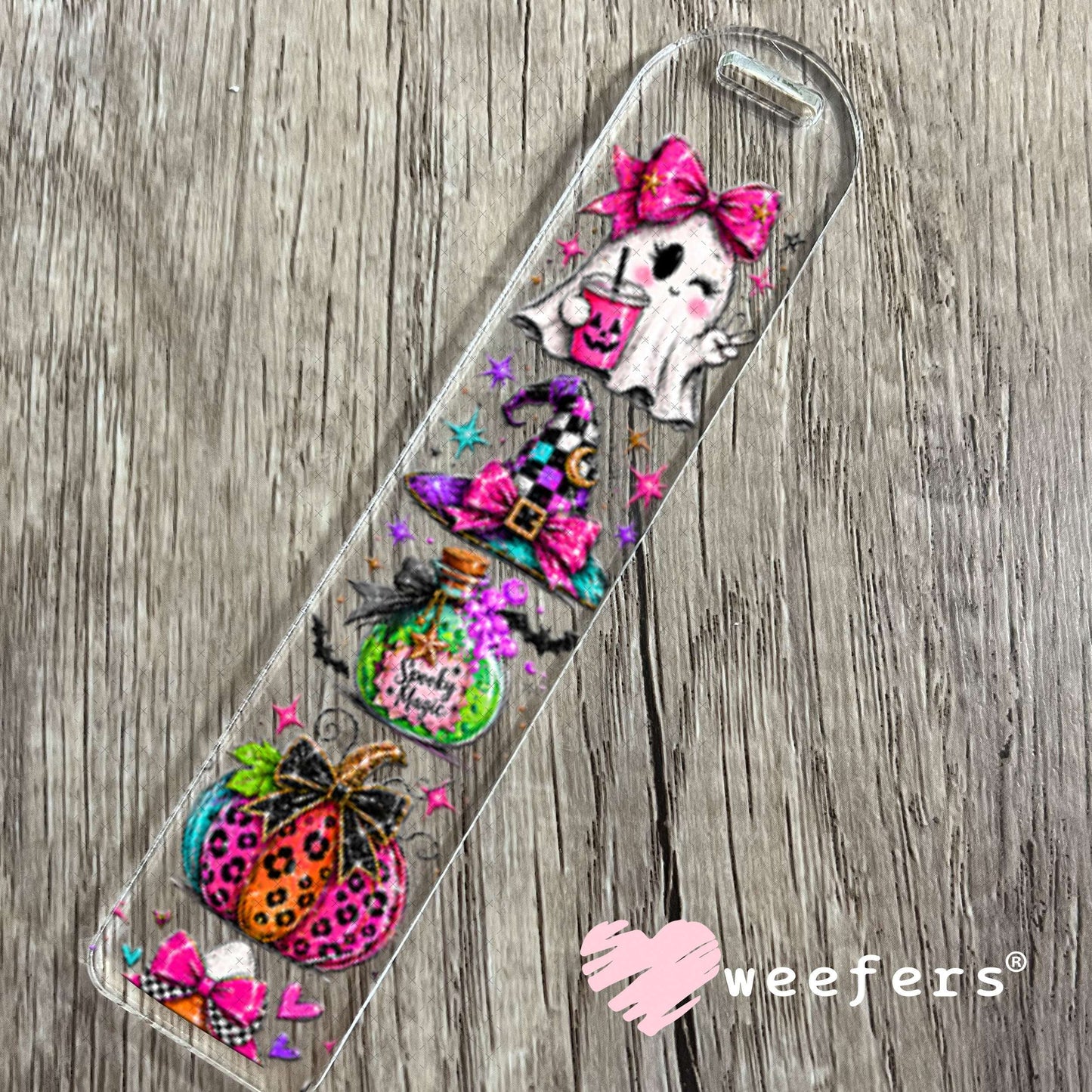 UV DTF Cup Wraps - Halloween Bougie Cats and Ghosts Bookmark Weefers