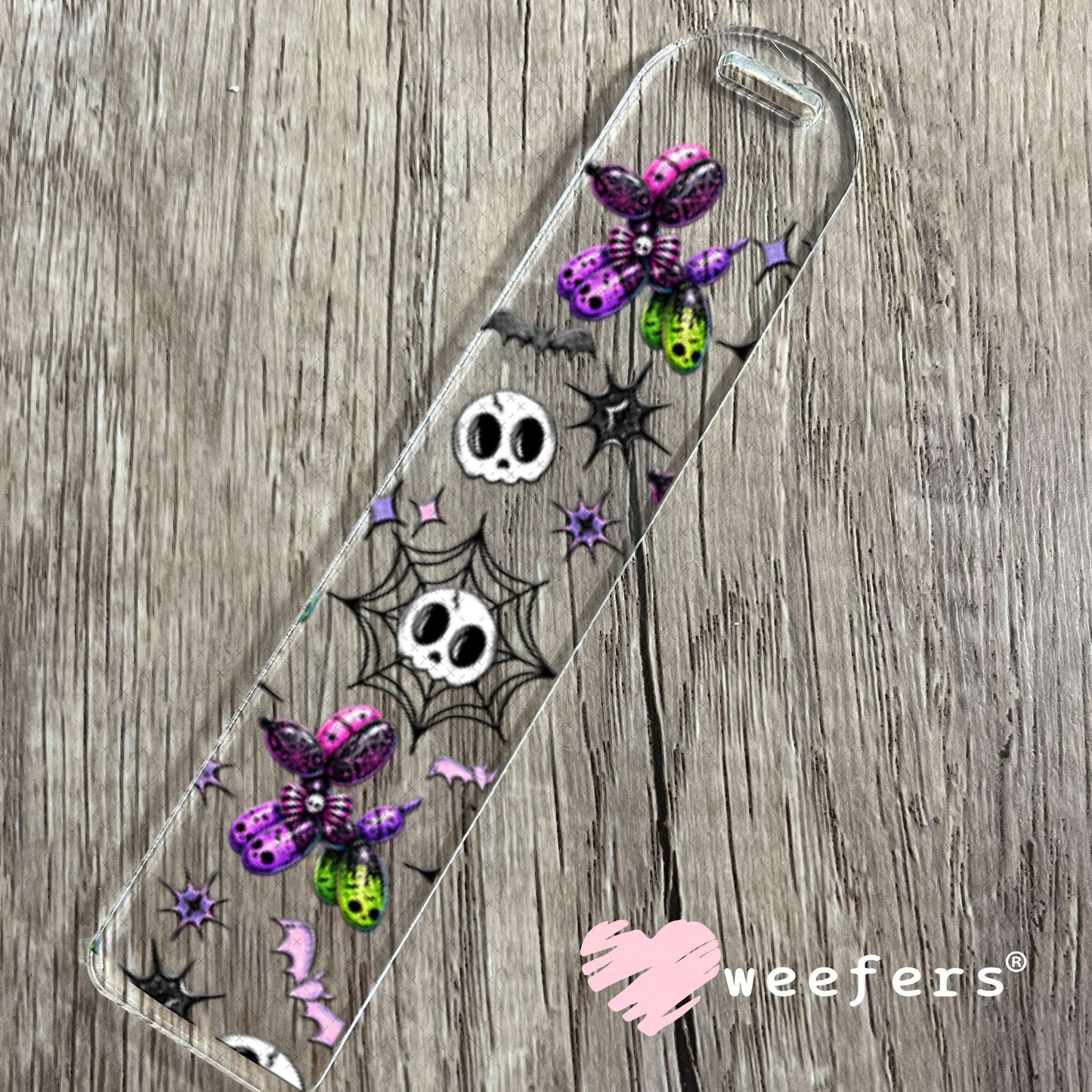 UV DTF Cup Wraps - Franky Balloon Dogs Halloween - Weefers® Exclusive Bookmark Weefers