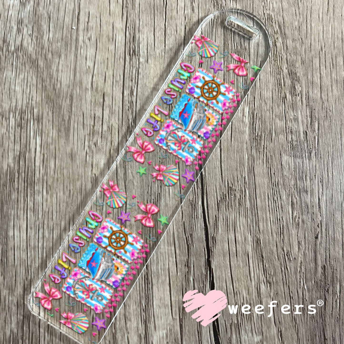 UV DTF Cup Wrap – USA Red White Blue Bows Bookmark Weefers