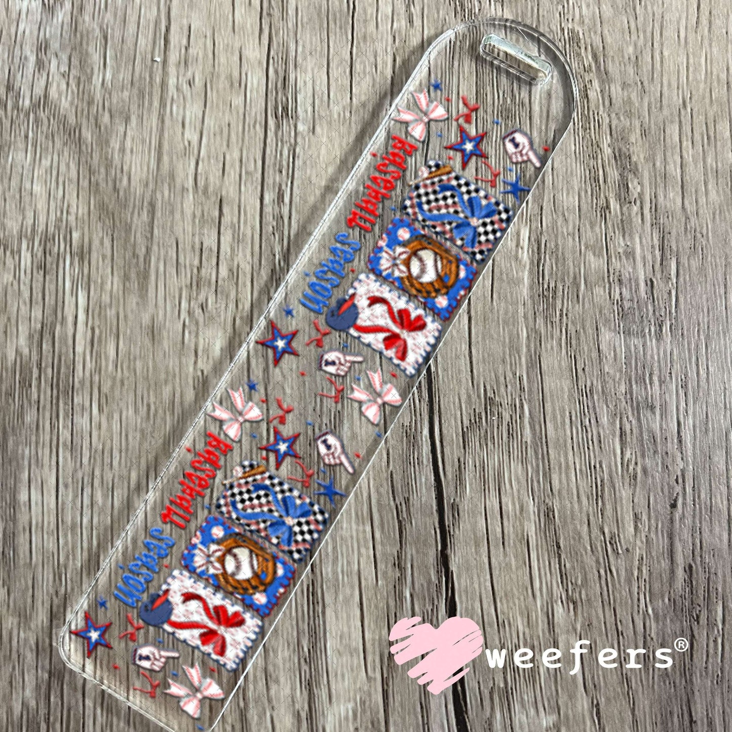 UV DTF Cup Wraps - Baseball Season - Weefers® Exclusive Bookmark Weefers