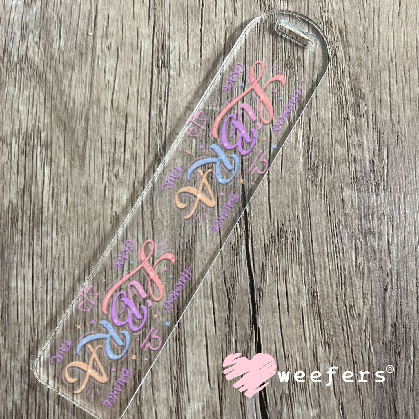 UV DTF Cup Wraps - Libra Zodiac Sign Bookmark Weefers