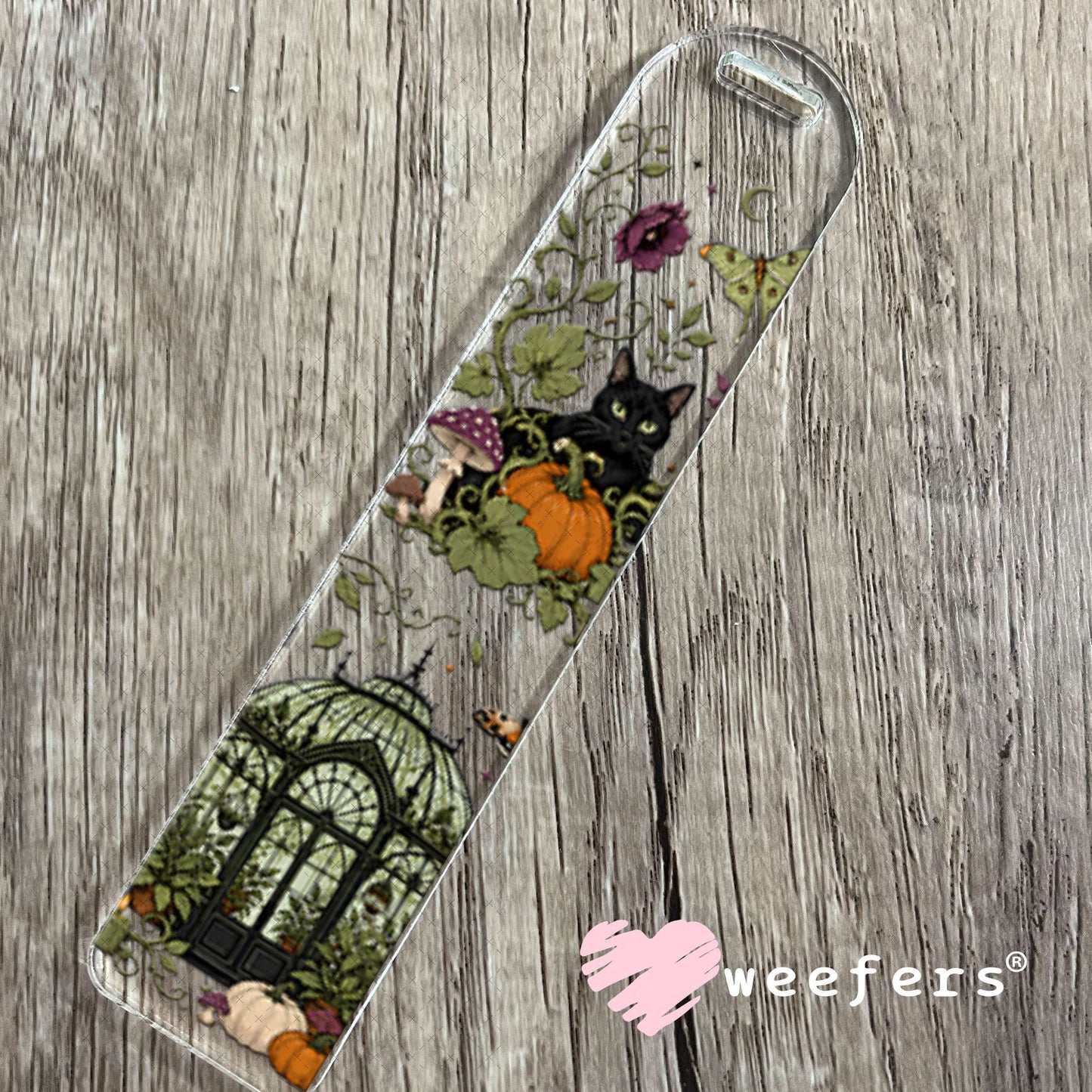 UV DTF Cup Wraps - Spooky Halloween Green Orange Bookmark Weefers