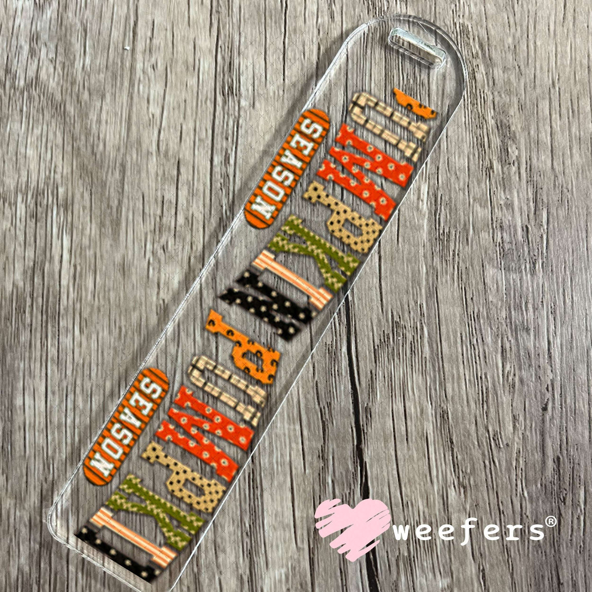 UV DTF Cup Wraps - Pumpkin Season Bookmark Weefers
