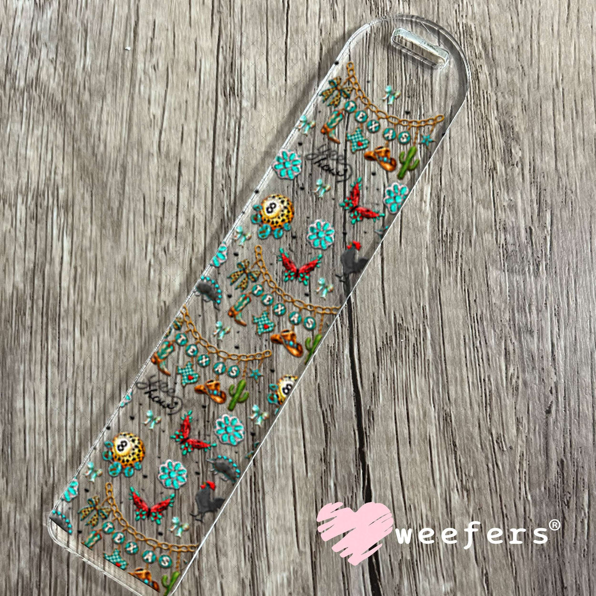 UV DTF Cup Wraps - Texas Western - Weefers® Exclusive Bookmark Weefers