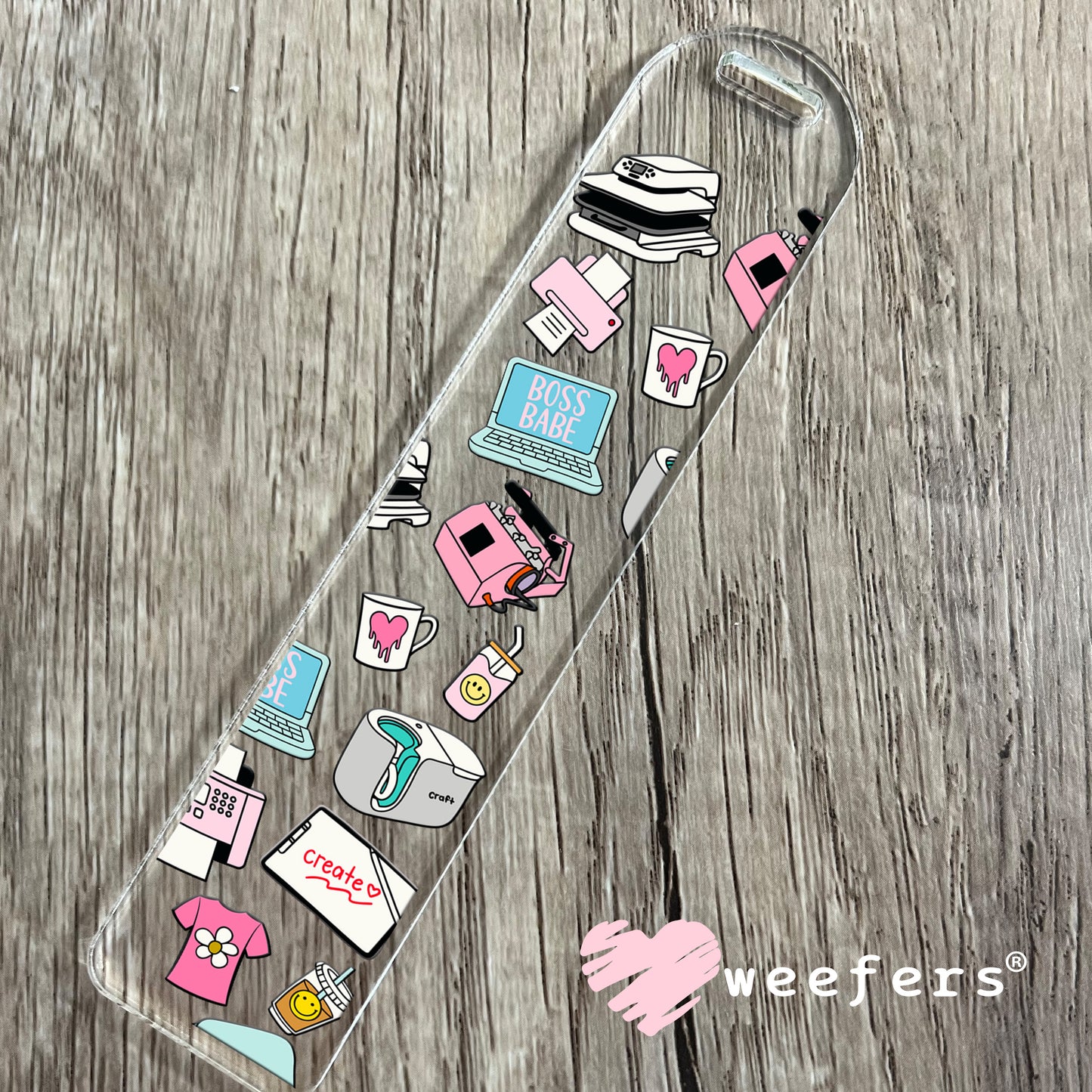 Crafty Girl UV DTF Cup Wrap Bookmark Weefers