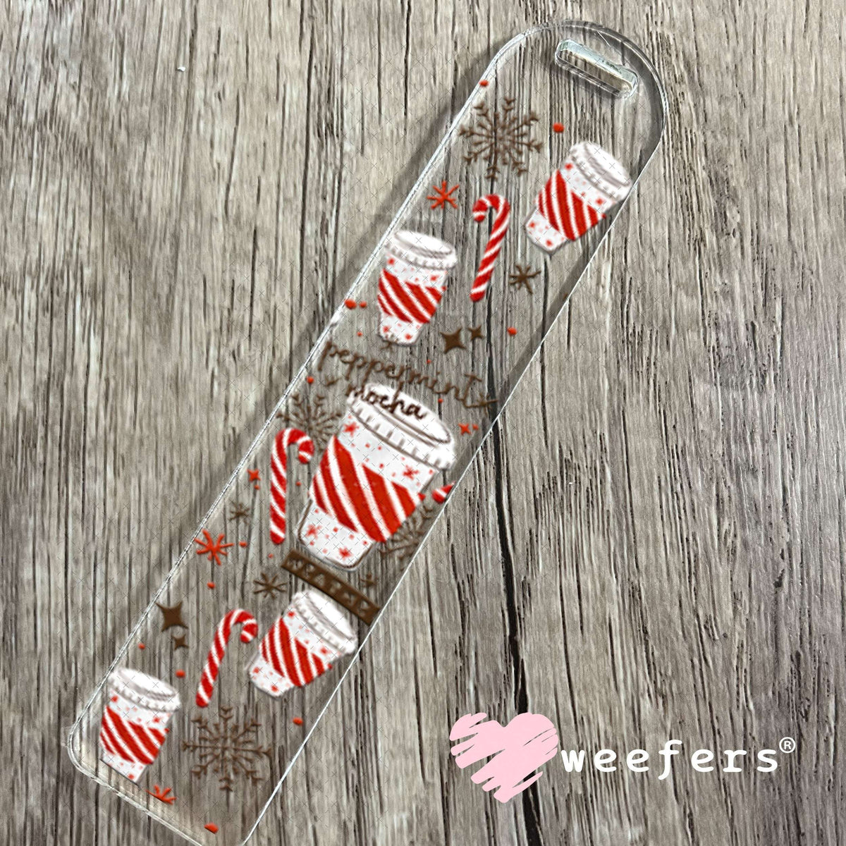 UV DTF Cup Wraps - Peppermint Mocha Bookmark Weefers