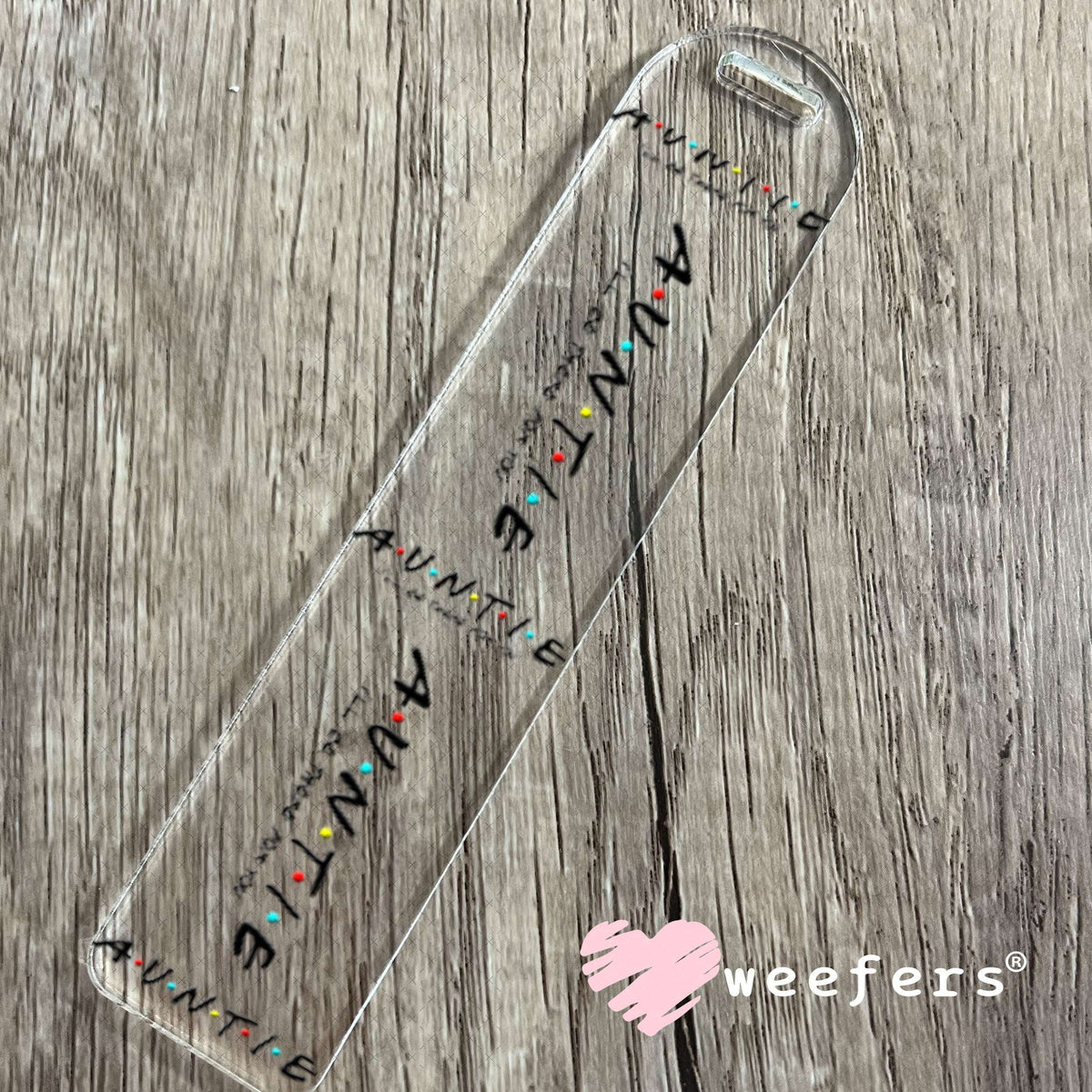 UV DTF Cup Wraps - Auntie I'll Be there for You Bookmark Weefers