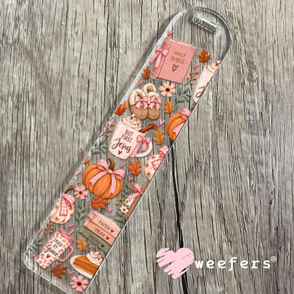 UV DTF Cup Wraps - Saved by Grace Daily Devotionals Bookmark Weefers