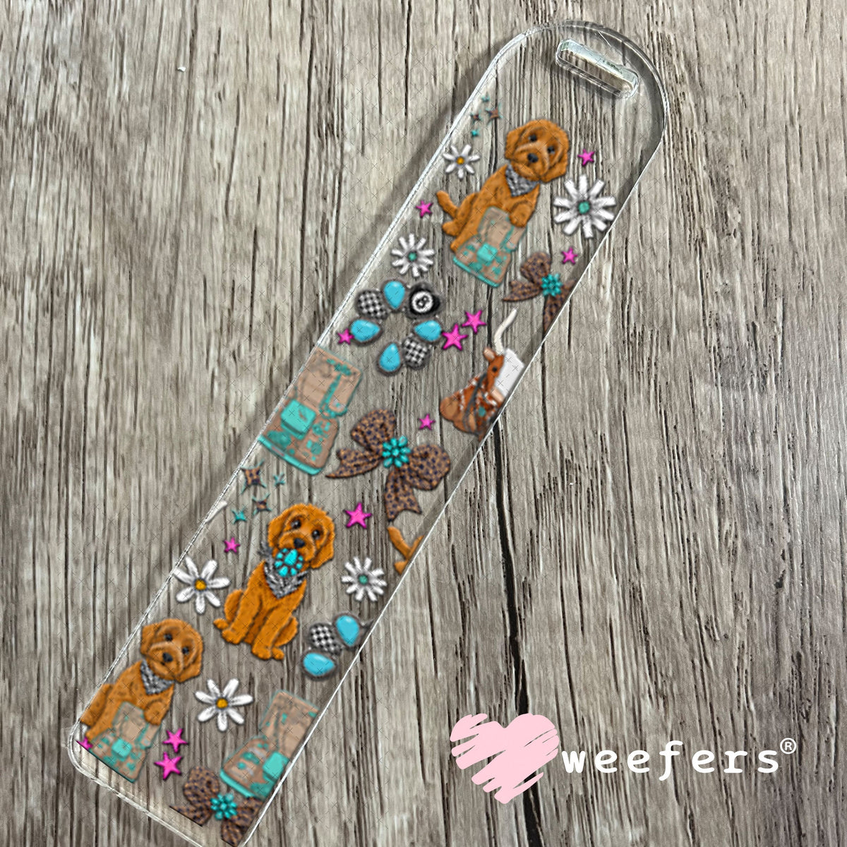 UV DTF Cup Wrap – USA Red White Blue Bows Bookmark Weefers