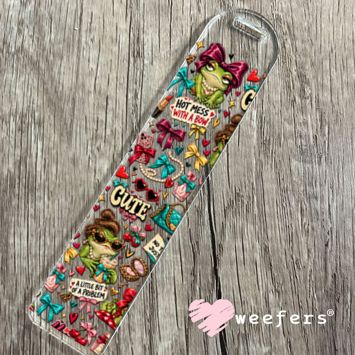 UV DTF Cup Wrap – USA Red White Blue Bows Bookmark Weefers