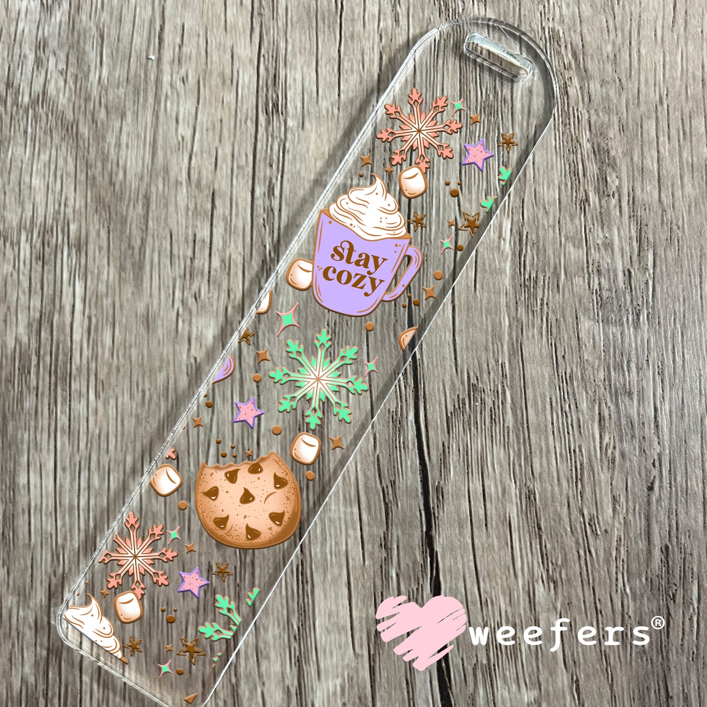 Slay Cozy UV DTF Cup Wrap Bookmark Weefers