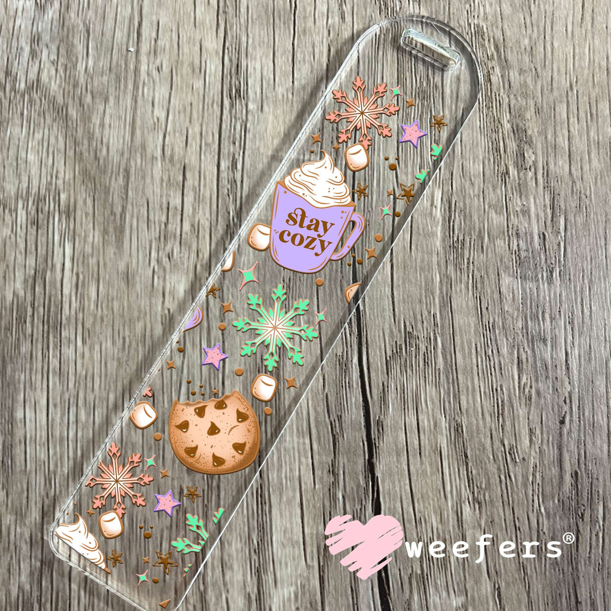 Slay Cozy UV DTF Cup Wrap Bookmark Weefers
