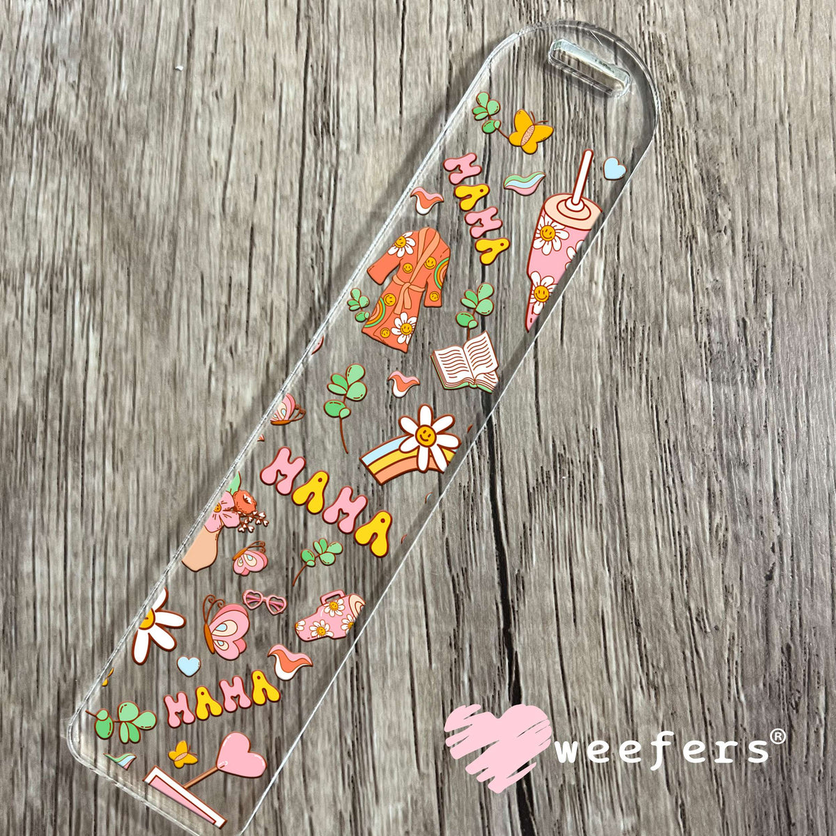 Mama Favorite Things UV DTF Cup Wrap Bookmark Weefers