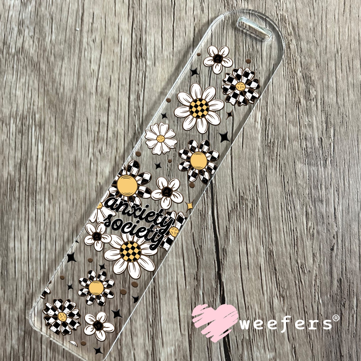 Anxiety Society UV DTF Cup Wrap Bookmark Weefers