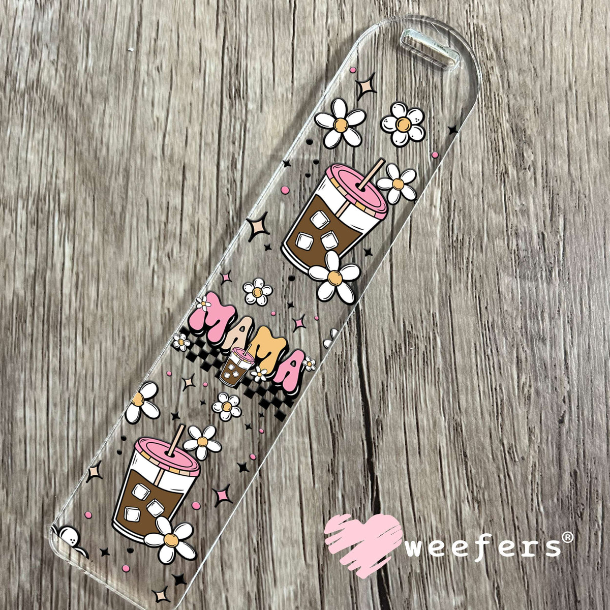 Mama Coffee UV DTF Cup Wrap Bookmark Weefers