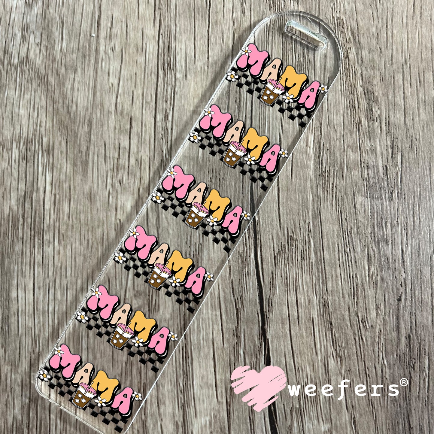 Mama Coffee UV DTF Decal Bookmark Weefers