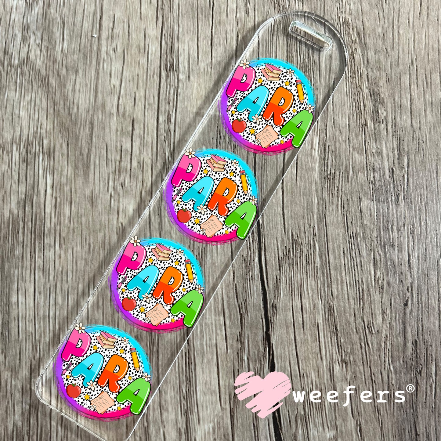 Para Dalmatian Dots UV DTF Decal Bookmark Weefers